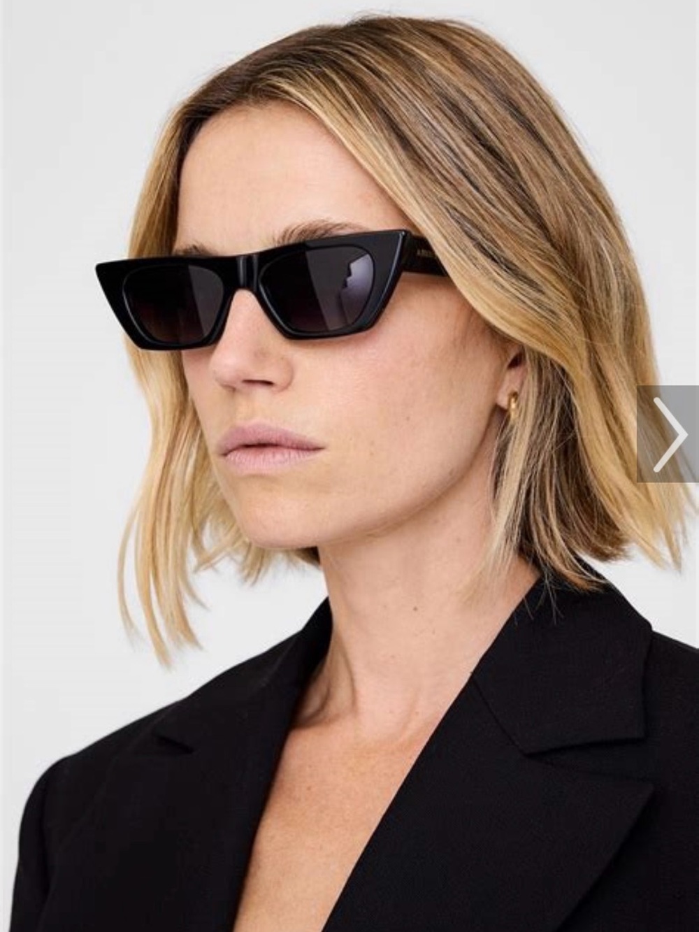 ANINE BING Pierre black Sunglasses